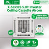 XTREME COOL 5.0T Ceiling Cassette Aircon Inverter | XACC5i