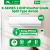 X-SERIES 2HP Split Type Aircon Inverter Grade 2-way Draining System | XACST20X