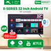 XTREME 32 inch LED TV Android 11.0 HD Frameless with Free Wall Bracket (Black)| MF-3200SA