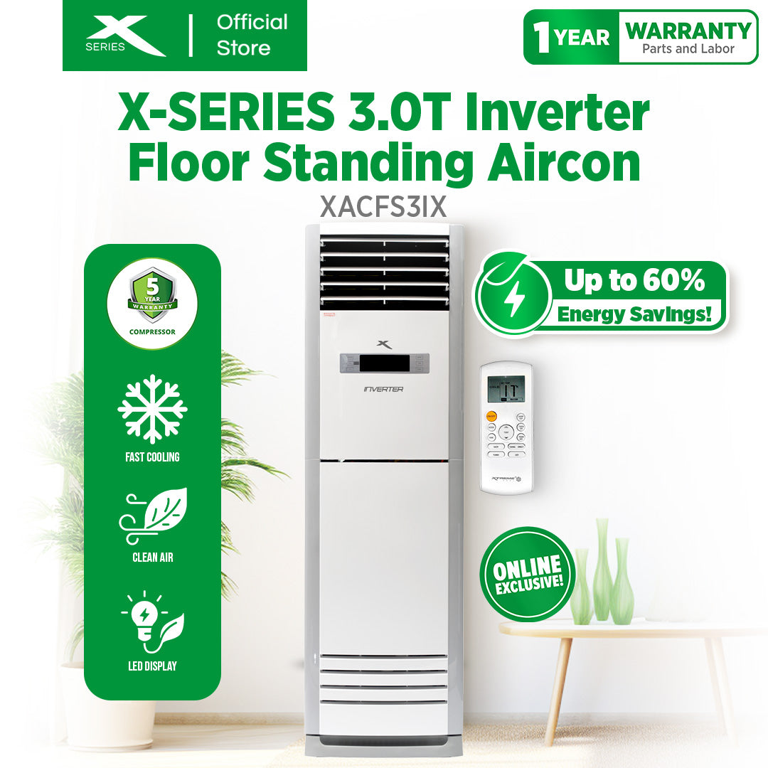 XTREME COOL 3.0T Floor Standing Aircon Inverter | XACFS3i