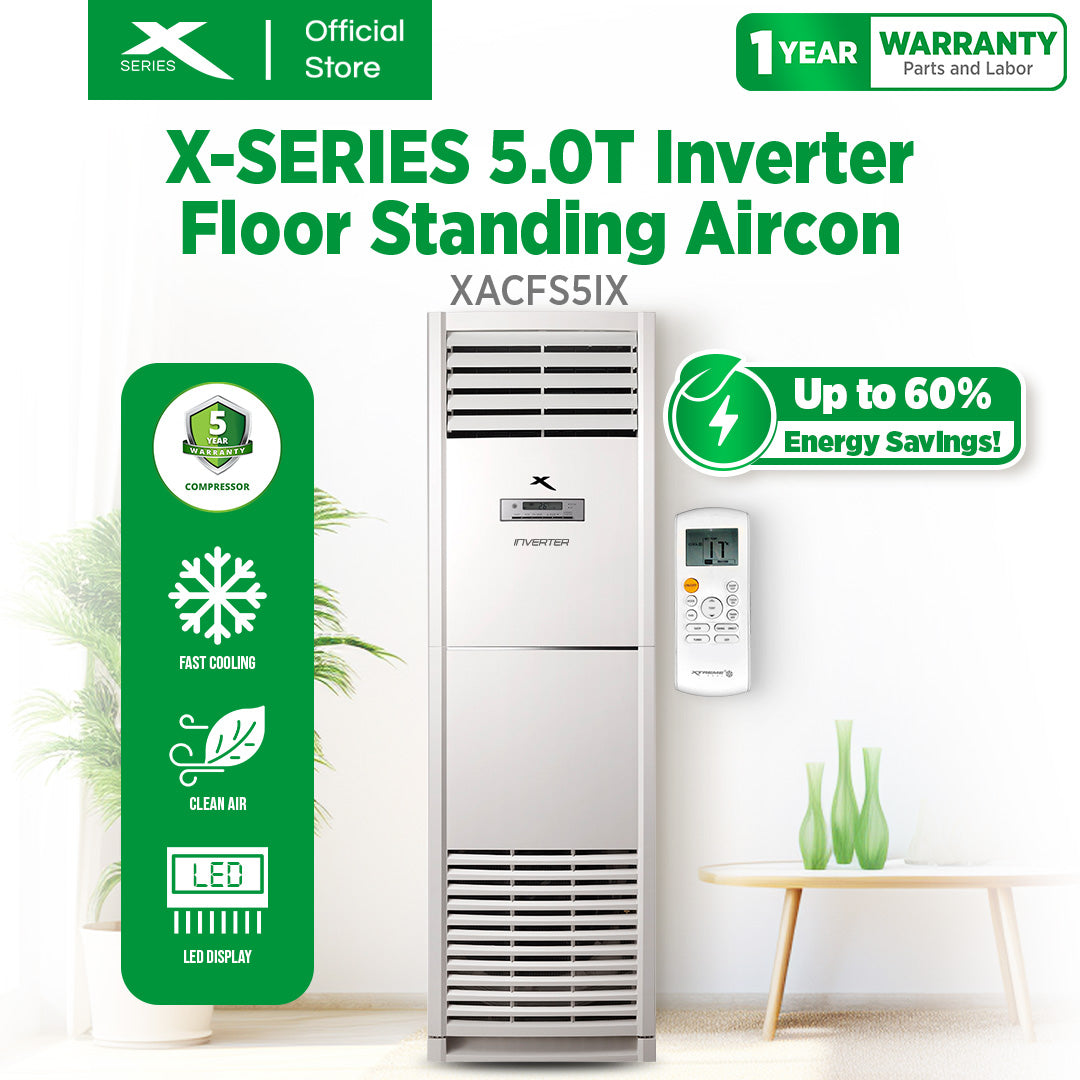 XTREME COOL 5.0T Floor Standing Aircon Inverter | XACFS5i