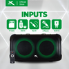 X-SERIES 700W Portable Speaker with 2 Wireless Microphone ,TF Card ,Aux Input and USB (X-PLAY650X)