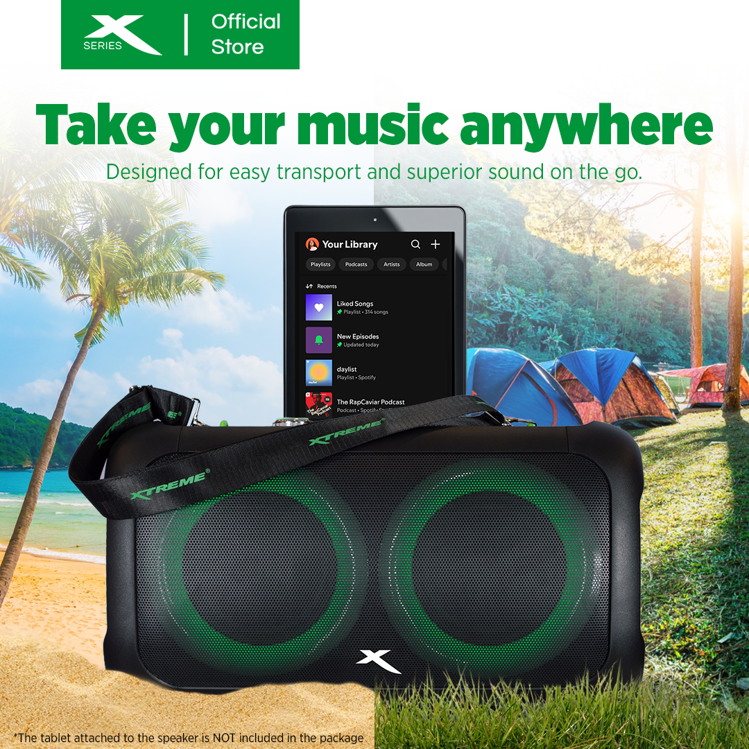 X-SERIES 700W Portable Speaker with 2 Wireless Microphone ,TF Card ,Aux Input and USB (X-PLAY650X)